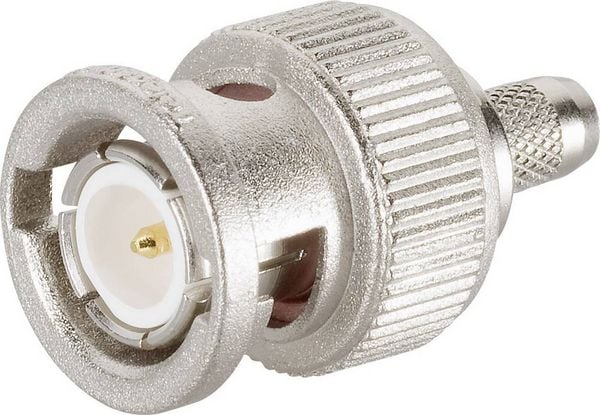 Produktbild: Teleg&auml;rtner 100027459 100027459 BNC-Steckverbinder Stecker, gerade 50 Ω 1 St.