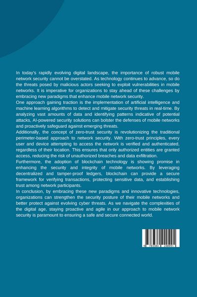 Produktbild: Leveraging New Paradigms for Enhanced Mobile Network Security