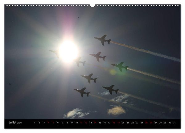 Produktbild: Arabesques dans le ciel de France (Calendrier mural 2026 DIN A2 vertical) calendrier de bureau