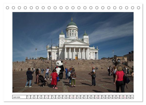 Produktbild: Helsinki - Die wei&szlig;e Stadt des Nordens (Tischkalender 2026 DIN A5 quer), CALVENDO Monatskalender