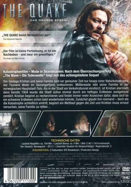 Produktbild: The Quake - Das gro&szlig;e Beben