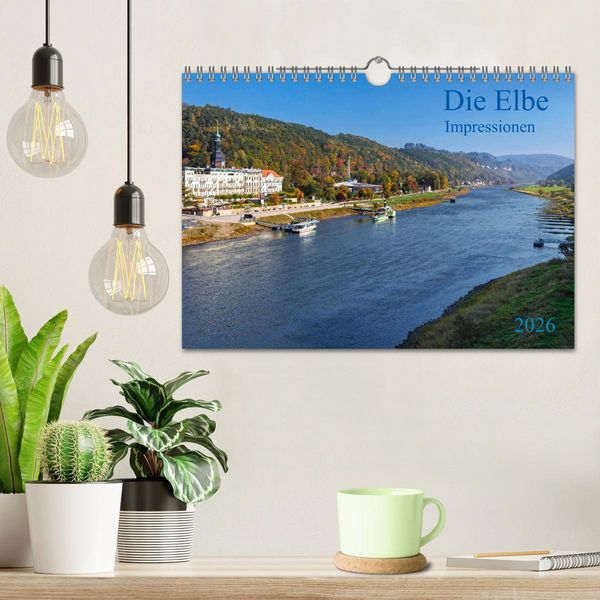 Produktbild: Die Elbe Impressionen (Wandkalender 2026 DIN A4 quer), CALVENDO Monatskalender