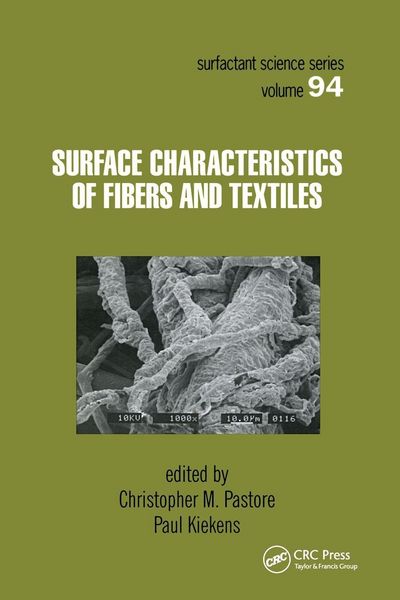 Produktbild: Surface Characteristics of Fibers and Textiles
