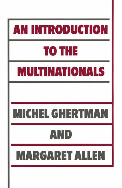 Produktbild: An Introduction to the Multinationals