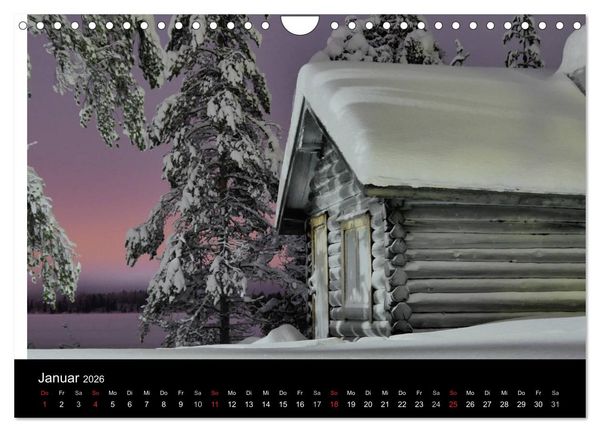Produktbild: Wundersch&ouml;nes Finnland (Wandkalender 2026 DIN A4 quer), CALVENDO Monatskalender