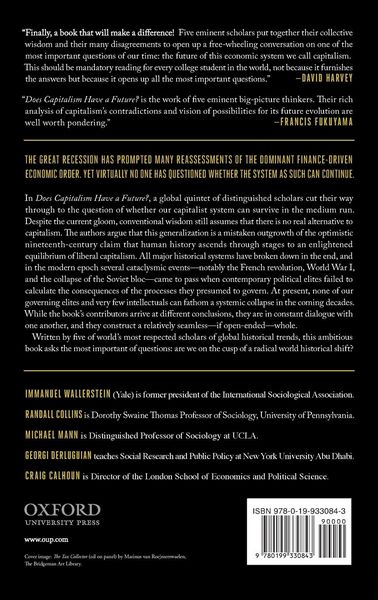 Produktbild: Does Capitalism Have a Future?