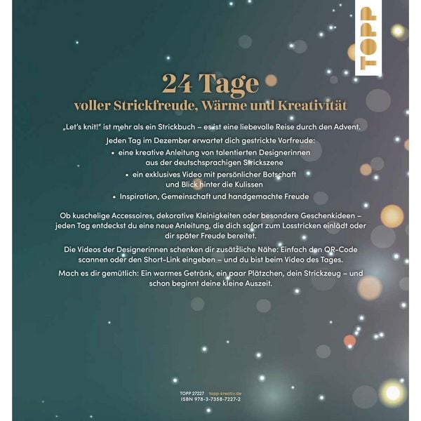 Produktbild: Let's knit! 24 Events im Advent