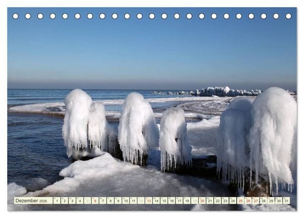 Produktbild: Ostsee - Impressionen (Tischkalender 2026 DIN A5 quer), CALVENDO Monatskalender