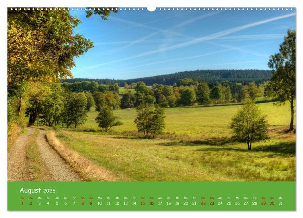 Produktbild: Bergisches Land (Wandkalender 2026 DIN A2 quer), CALVENDO Monatskalender