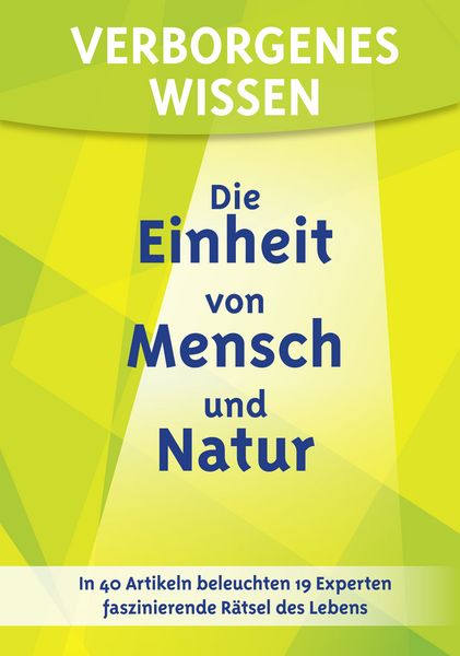 Produktbild: Verborgenes Wissen - Die Einheit von Mensch und Natur