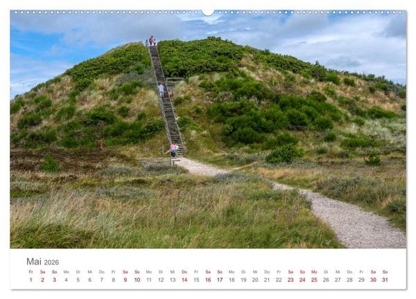 Produktbild: D&auml;nemark - Henne Strand (hochwertiger Premium Wandkalender 2026 DIN A2 quer), Kunstdruck in Hochglanz