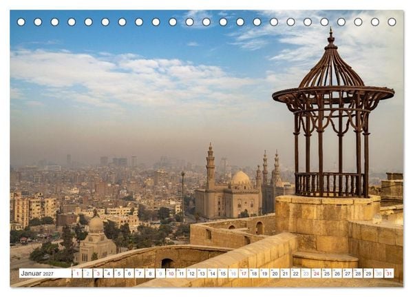 Produktbild: &Auml;gypten - Kairo + Gizeh (Tischkalender 2027 DIN A5 quer), CALVENDO Monatskalender