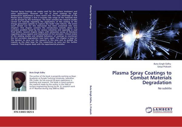 Produktbild: Plasma Spray Coatings to Combat Materials Degradation