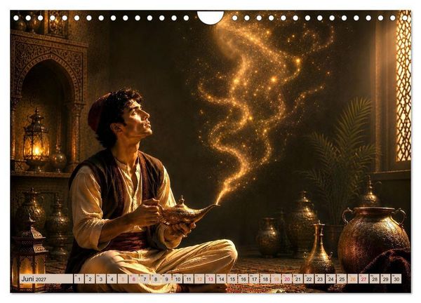 Produktbild: Scheherazade und 12 M&auml;rchen aus 1001 Nacht (Wandkalender 2027 DIN A4 quer), CALVENDO Monatskalender