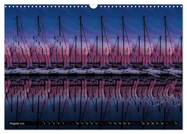 Produktbild: Magische Bilder - 3D Stereogramme (Wandkalender 2026 DIN A3 quer), CALVENDO Monatskalender