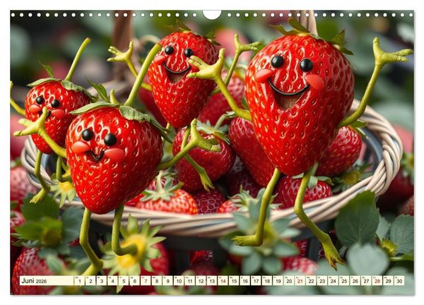 Produktbild: Tanzendes Obst und Gem&uuml;se (Wandkalender 2026 DIN A3 quer), CALVENDO Monatskalender