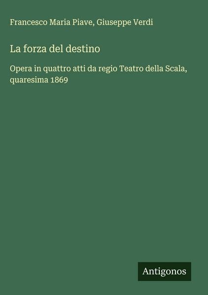 Produktbild: La forza del destino