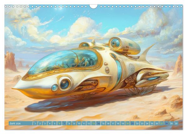 Produktbild: Science Fiction - Originelle Welten (Wandkalender 2026 DIN A3 quer), CALVENDO Monatskalender
