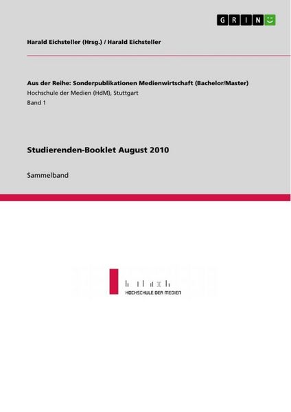 Produktbild: Studierenden-Booklet August 2010