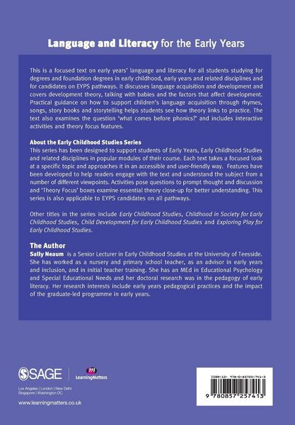 Produktbild: Language and Literacy for the Early Years