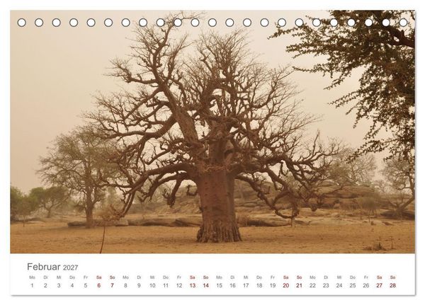 Produktbild: Mali - Dogonland - Weltkultur- und Weltnaturerbe (Tischkalender 2027 DIN A5 quer), CALVENDO Monatskalender