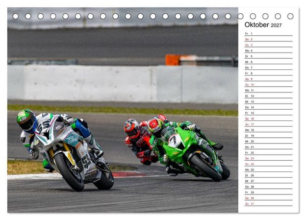 Produktbild: Faszination Superbikes (Tischkalender 2027 DIN A5 quer), CALVENDO Monatskalender