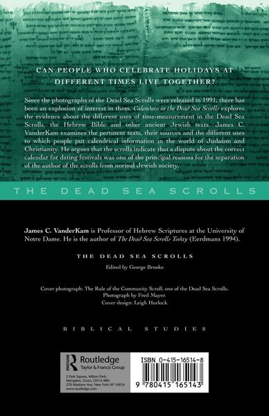 Produktbild: Calendars in the Dead Sea Scrolls