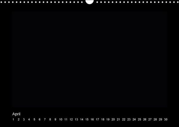 Produktbild: K. A., K: Geburtstags - Bastelkalender - Schwarz (Wandkalen