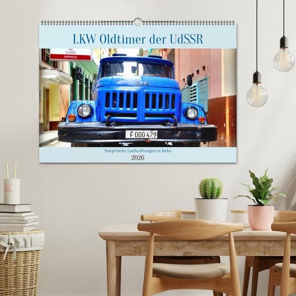 Produktbild: LKW Oldtimer der UdSSR - Sowjetische Lastkraftwagen in Kuba (Wandkalender 2026 DIN A2 quer), CALVENDO Monatskalender