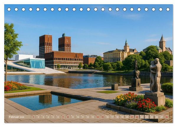 Produktbild: Hauptstadt Patchwork (Tischkalender 2026 DIN A5 quer), CALVENDO Monatskalender