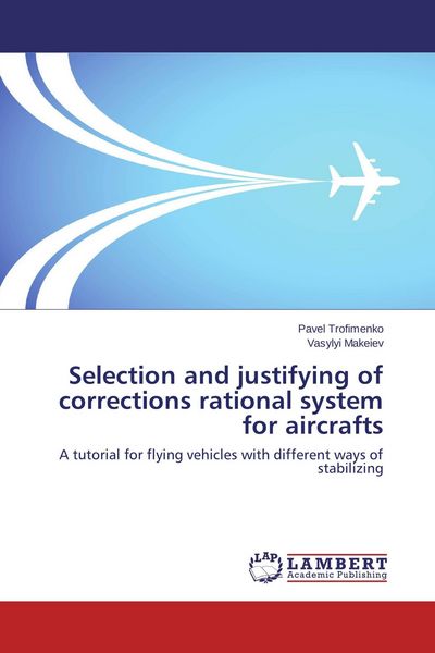 Produktbild: Selection and justifying of corrections rational system for aircrafts