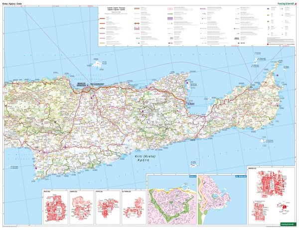 Produktbild: Kreta, Stra&szlig;en- und Freizeitkarte 1:150.000, freytag & berndt