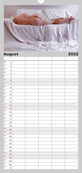 Produktbild: Familienplaner M&Auml;NNER - AKTE ZWISCHEN KRAFT UND SINNLICHKEIT (Wandkalender 2022 , 21 cm x 45 cm, hoch)
