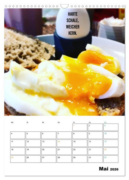 Produktbild: Mit Eiern durch's Jahr. (Wandkalender 2026 DIN A3 hoch), CALVENDO Monatskalender