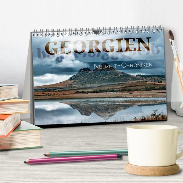 Produktbild: Georgien - Neuzeit-Chroniken (Tischkalender 2026 DIN A5 quer), CALVENDO Monatskalender