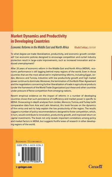 Produktbild: Market Dynamics and Productivity in Developing Countries