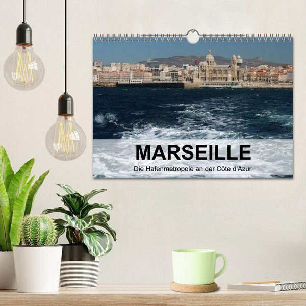 Produktbild: MARSEILLE - Die Hafenmetropole an der C&ocirc;te d'Azur (Wandkalender 2026 DIN A4 quer), CALVENDO Monatskalender