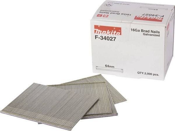 Produktbild: Makita F-34027 Stauchkopfn&auml;gel Produktabmessung, L&auml;nge 64mm 1St.