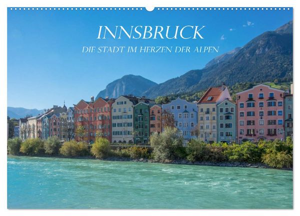 Produktbild: Innsbruck - Die Stadt im Herzen der Alpen (Wandkalender 2026 DIN A2 quer), CALVENDO Monatskalender