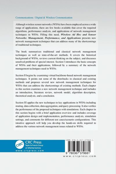 Produktbild: Wireless Ad Hoc and Sensor Networks