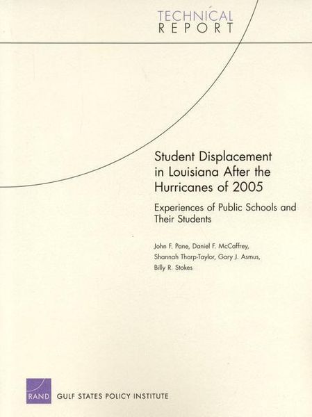 Produktbild: Student Displacement in Louisiana After the Hurricanes of 2005