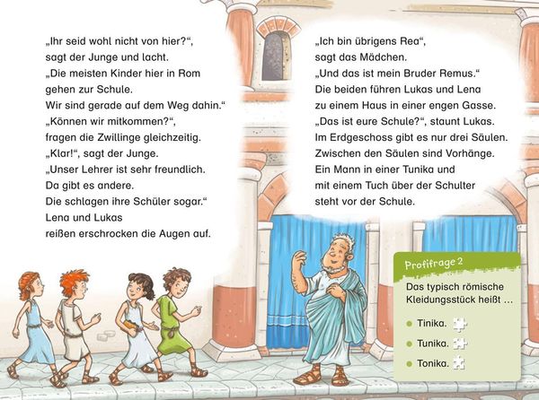 Produktbild: Duden Leseprofi &ndash; Ein Schultag im alten Rom, 2. Klasse