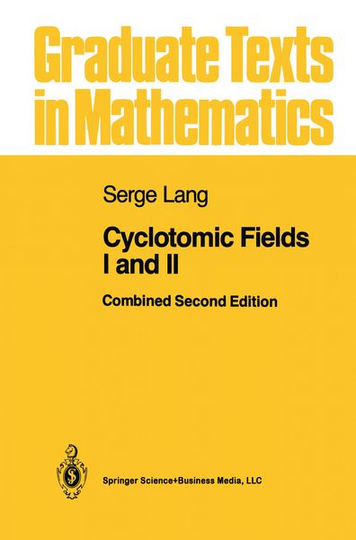 Produktbild: Cyclotomic Fields I and II