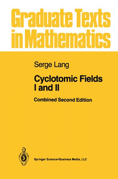 Produktbild: Cyclotomic Fields I and II
