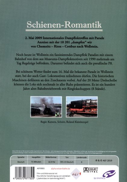 Produktbild: Romantik auf Schienen - Die 16. Dampflok Parade in Wollstein