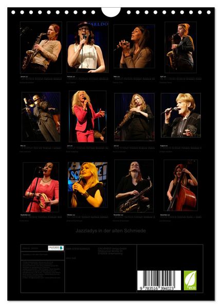 Produktbild: Jazzladys in der alten Schmiede (Wandkalender 2026 DIN A4 hoch), CALVENDO Monatskalender
