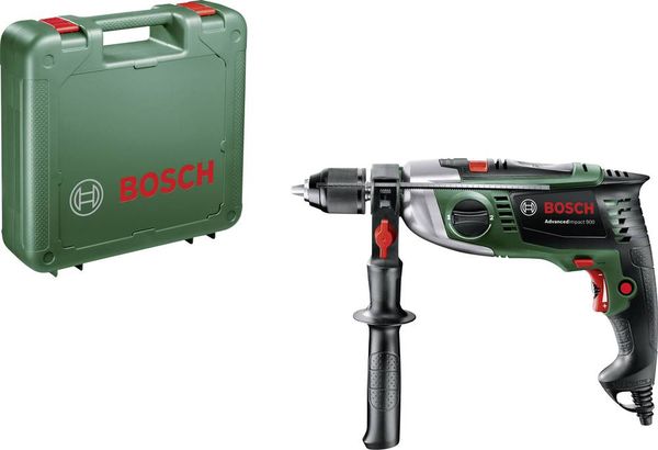 Bosch Home and Garden AdvancedImpact 900 2-Gang-Schlagbohrmaschine 900W inkl. Koffer