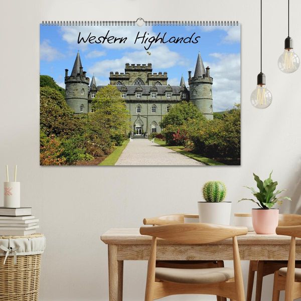 Produktbild: Western Highlands - Schottland (Wandkalender 2026 DIN A2 quer), CALVENDO Monatskalender