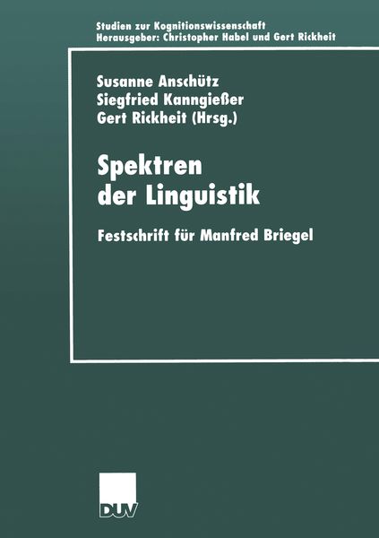 Produktbild: Spektren der Linguistik