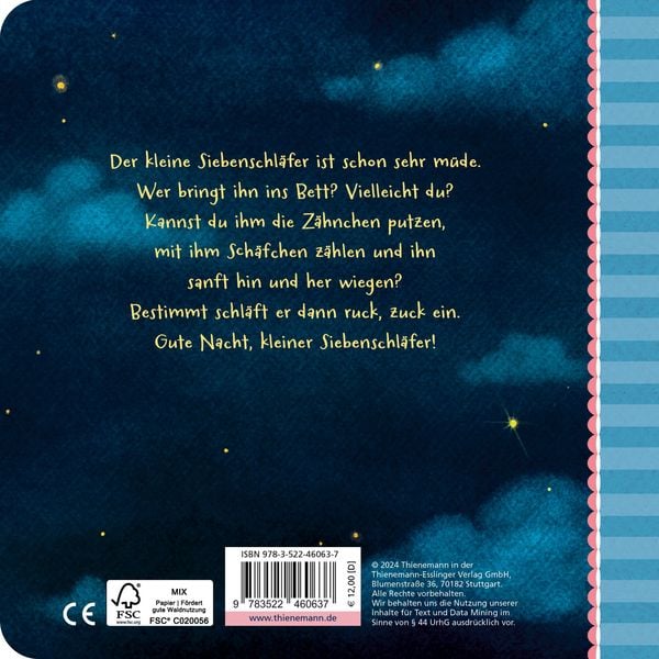 Produktbild: Der kleine Siebenschl&auml;fer: Bringst du mich ins Bett?